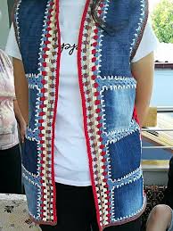 Giyilmeyen Kot Pantolonlar Boyle Degerlendirilebilir Salvabrani Crochet Top Dress Upcycle Jeans Upcycle Clothes