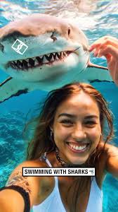 This shark loves to cuddle 🦈🥰