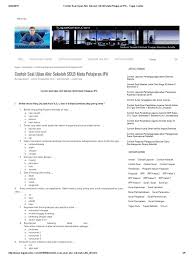 Soal uas ips kelas 1 semester 1 plus kunci jawaban juragan les. Soal Semester Sdlb Kelas 3 Tunarungu Pkn Jawabanku Id
