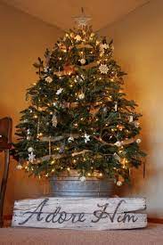 Faux galvanized bucket diy christmas tree collar. Pin On Christmas Trees