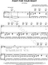 Elyrics b beastie boys lyrics. Beastie Boys Fight For Your Right To Party Sheet Music In Ab Major Download Print Sku Mn0063930