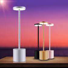 Rechargeable table fans under 1000 inr: China Modern Decorative Round Table Lamp Led Rechargeable Restaurant Hotel Table Light With Battery China Table Lamp Led Lamp