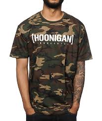 hoonigan industries camo t shirt