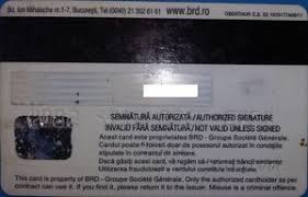 Prin intermediul acestuia beneficiati de prestigiu si recunoastere, dar si de o serie intreaga de servicii premium. Bank Card Brd Brd Groupe Societe Generale Romania Col Ro Vi 0022
