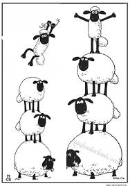 Shaun Sheep Free Printable Coloring Pages 09 Desenhos Schafe Basteln Shaun Das Schaf E Druckvorlagen