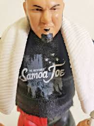 WWE Elite Action Figure SAMOA JOE With Shirt And Towel
