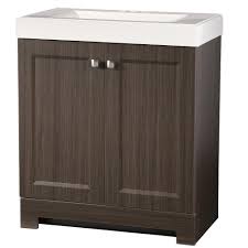 This midcentury sideboard is somewhat narrow in width, with two sliding doors. Glacier Bay Shaila 30 5 In W Bath Vanity In Silverleaf With Cultured Marble Vanity Top In White With White Sink Ppsofsvl30 The Home Depot