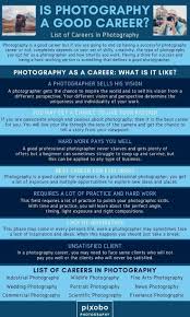 Is Photography A Good Career List Of Photography Careers List Of Careers Best Careers Photography Career