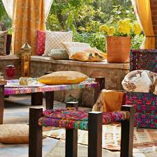Chindi Benches Stools Home Vibrant Outdoors Cushions Lamps Curtains Colours Bright Cheerful Lifestyle Fabindia Decor Home Decor Interior
