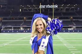 The dallas cowboys' cheerleaders cheerleader help cheer on the football team at the cowboys at texas stadium and on the road. Q A With Dallas Cowboys Cheerleader And Uk Alumna Lily Johnson Uknow