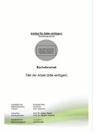 Sammlung von cuoiott • zuletzt aktualisiert: Gestaltung Und Inhalt Des Titelblattes Einer Bachelorarbeit