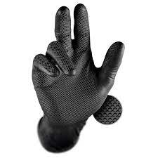 These disposable gloves are the most popular material in our range and offer superior strength, dexterity and resistance to oils and aqueous chemicals in comparison to vinyl or latex. Grippaz Black Semi Disposable Nitrile Gloves Safetygloves Co Uk