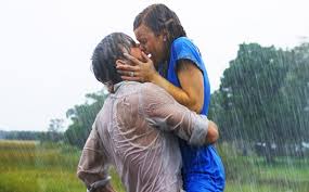 It's like the angels are crying, such a beautiful sight. The Notebook 10 Years Later About That Rain Kissing Scene Ew Com