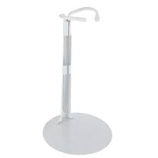 Webarella comes with normal doll stand (not the 'u' shaped one) the base is black while the clip and stick (. White Doll Stand 7 Hobby Lobby 20773