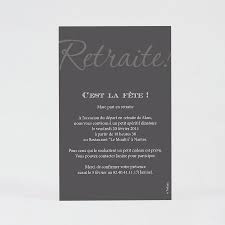 Carte d invitation pour départ en retraite