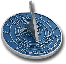 This big list of the best anniversary gifts is full of fresh finds. Amazon Com The Metal Foundry Personalised 25th Silver Wedding Anniversary Large Sundial Gift Idea Is A Great Present For Him For Her Or For A Couple To Celebrate 25 Years Of Marriage Kitchen
