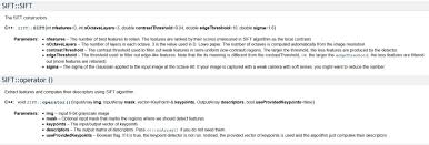 I'm using opencv 2.3 for keypoints detection and matching. How To Use Sift In Opencv Stack Overflow