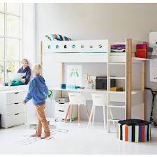 Flexa White Hochbett Mit Senkrechter Leiter Weiss Birke Flexa Hochbett Leiter Mit Senkrechter Weissbirke White Hochbett Loft Betten Diy Wohnzimmer