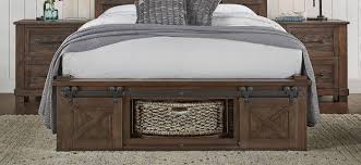 Fine furniture enso platform bed type ii queen. Rustic Queen Rotating Storage Bed Brown Suvrt5092 A America Sun Valley Rt Suvrt5092