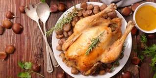 Que Servir Avec Le Chapon Ou La Dinde De Noel Nourriture Chien Le Chapon Dinde Farcie Aux Marrons
