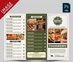 تحميل تصميم منيو مطعم Psd قابل للتعديل Menu Restaurant Design Psd