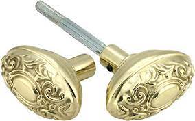 Check spelling or type a new query. Pair Of Oval Victorian Door Knobs In Solid Brass House Of Antique Hardware