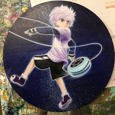 My Sister S Killua Acrylic Painting Hunterxhunter Reasons can be many for not getting acrylic nails instead going for other options, few of such. my sister s killua acrylic painting