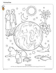 Pin By J Kim On Church Things Sunday School Coloring Pages Creation Coloring Pages Lds Coloring Pages