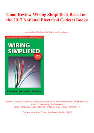 Engineering books pdf, download free books related to engineering and wiring, electrical machine design, transmission and distribution of electrical power,. Ht 3328 Wiring Simplified Book Wiring Diagram