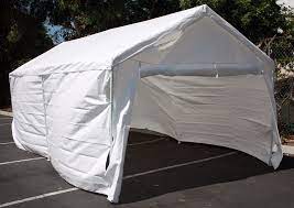 Totally enclosed for better protection against the sun and rain, the canopy has a standard polyethelene cover that's easily. 20 X10 Complete Set Garage Carport W Side Wall Frames Car Shelter Canopy Tent Econosuperstore