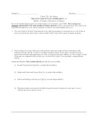 Answer the following questions the best you can without. Why Are Macromolecules Essential To Life Worksheet Answer Key Macromolecules Review Worksheet For H Biology Answer Key