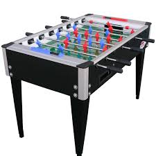 You should always think about the table's protruding rods when you make your purchase—they require extra space. 5 Foot Italy Roberto College Soccer Foosball Table
