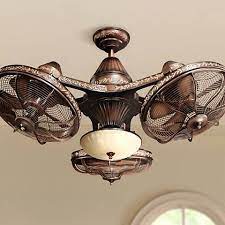 38 Esquire Rich Bronze Finish 3 Head Ceiling Fan 99349 Lamps Plus Ceiling Fan Light Fixtures Ceiling Fan Ceiling Fan With Light