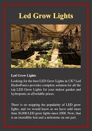 We stock the best selection of led grow lights and lamps and hps grow lights for dedicated vegetative growth room. Ppt Led Grow Lights Powerpoint Presentation Free Download Id 7745282