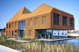 Projet Esch Sur Sure Habillage En Metal Deploye Gevel Architectuur Gebouwen