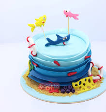 Fishing themed party ideas including favors, cakes, decoration, games and more for your little fisherman. Fish Theme Birthday Cake By Bakisto The Cake Company