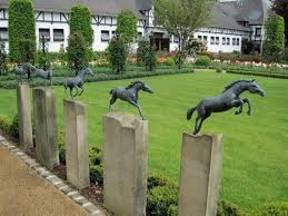 Equine Garden Art Pferde Dekorationen Pferdezaune Pferdefarmen