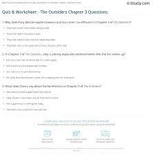 The outsiders comprehension questions