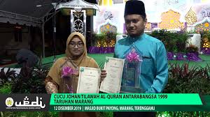 Siaran berita alhijrah 21 april 2019. Tv Darul Iman Cucu Johan Tilawah Al Quran Antarabangsa 1999 Taruhan Marang Facebook
