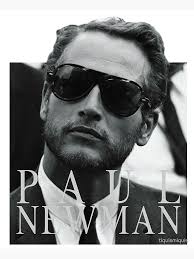 Lienzo con la obra «Paul newman el hombre perfecto» de tiquismiquis