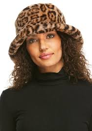 leopard fur hat