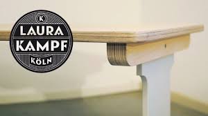 Simple Plywood Table With Height Adjustable Legs Youtube Plywood Table Adjustable Legs Height Adjustable