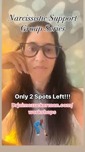 ONLY 2 SPOTS LEFT FOR MY LIVE VIRTUAL Narcissistic Support Group Series.  Visit drjaimezuckerman.com/workshops to for info and registration or email  info@drjaimezuckerman.com 💕#narcissisticabuse ...
