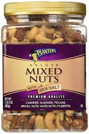 Planters Deluxe Mixed Nuts With Sea Salt 34 Oz This Is An Amazon Affiliate Link For More Information Visit Image Link Mixed Nuts Food Gourmet Recipes