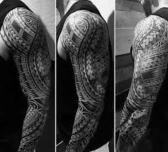 50 Polynesian Arm Tattoo Designs For Men Manly Tribal Ideas Polynesian Tribal Tattoos Tribal Tattoos Polynesian Tattoo Sleeve