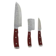 These durable pieces are made from forged stainless steel, which means they have a heavier gauge with superior definition and can hold up to daily use. Forged In Fire 3 Piece Forged Knife Set 9396749 Hsn