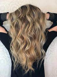 Not Enough Words To Describe How Insanely Beautiful Christina S Hair Is Serious Hairgo Hair Blonde Highlights Balayage Hair Waves Blonde Hair With Highlights