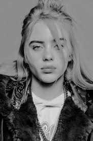 Black And White Billie Eilish Picture Billie Eilish Black And White Picture Google Search Black And White Pictures Portrait Billie Eilish