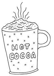 While there are plenty of coloring books lining the shelves of craft stores, sometimes all you need is one simple page. Hot Cocoa Coloring Page Coloring Pages Winter Coloring Pages Frozen Coloring Pages