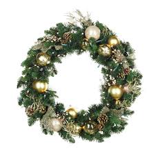 Adjust the lights according to your preference, and then secure. Decorative Wreaths Royal Gold Battery Operated Led Wreath Warm White Lights